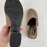 Life Stride ‎ women's tan soft system faux suede buckle chunky wedge heel shoes Photo 4