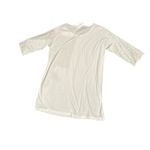 Hanro White Nightshirt Medium Eyelet 3/4 Sleeves Cotton Nightgown Womens NWT Photo 3