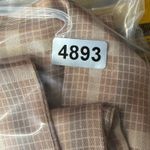 Mare Mare Anthropologie Plaid Bow Tie Neck Long Sleeve Button Down Shirt Size S Brown Photo 7