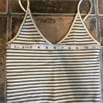 Talula  x Anthropologie Cream and Black Cropped Tank Size XXS Photo 4