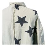 POL ‎ Denim Look Up At The Stars Jean Jacket Relaxed Oversized Women Size Small Photo 8