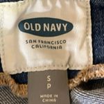 Old Navy Blue Medium Wash Cuffed Stretch Denim Bib Romper Shorts Overalls Size S Photo 2