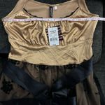 Heart soul  Cocktail Dress in Gold with Black Lace Overlay Photo 13