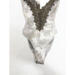 Blue Life  Mirage Halter One Piece Size Medium Forest Green Crochet Swimsuit Photo 7