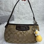 Coach y2k Brown Signature Canvas Wristlet / Mini Purse Photo 0