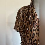 Studio One Vintage Leopard Print Maxi Dress With Cropped Jacket Photo 5