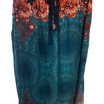 None Bohemian Maxi Skirt with Tie Waist Photo 0