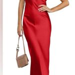 Merokeety Women's Strapless Satin Tube Bodycon Backless Wedding Guest Maxi Dress (332) Photo 0