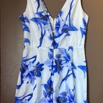 Jumeiyifang Blue And White Floral Romper Photo 0