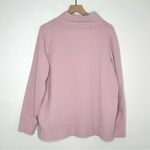LL BEAN Funnelneck Sweatshirt Sz XL Ultrasoft Sweats Dusty Rose Pink Preppy Photo 4