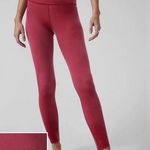 Athleta XXS Elation Velvet Tight Legging - Class Pink - SOFT  - NWT Photo 0