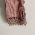 English Factory NWT Turtleneck Knit Lace Top Photo 6