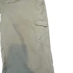 Columbia  PFG Womens 10W Cargo Shorts Khaki Tan Omni-Shade UPF 50 Capri Pockets Photo 2