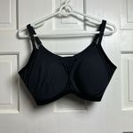 Honeylove women’s black bra velvet trim size 1x Photo 4