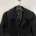 JACK Felted Pea Coat Black Photo 4