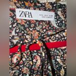 ZARA  Ruffled Red and White Blouse with 3/4 Sleeves Photo 4