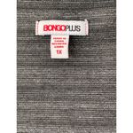 Bongo Y2K Ruched Shrug Tank Top Plus Size 1X Black Metallic Twee Babydoll Bratz Photo 2