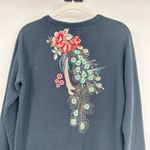 Driftwood Womens Boho Embroidered Peacock Floral Layla Sweatshirt Dress Size S Photo 6