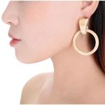Amrita Singh Elise Ivory Drop Resin Earrings Retired Photo 4
