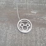 Swarovski Disney100 Mickey Mouse pendant necklace Silver Photo 10