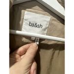 Ba&sh  Flint Pocket Jacket Cropped Shacket Sable Minimalist Spring Button… Photo 10