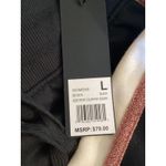 Bebe Sport Color Pop Jogger Womens Large Black White Gold Trim Sweatpants New Photo 3