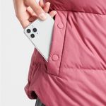 Athleta Eros Pink Puffer Downtown Vest New Without Tags Size S Photo 4