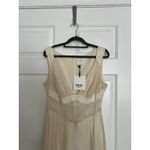 Reformation NWT Silk Spruce Dress SOLD OUT $580 White Wedding Lace Plunge Neck Photo 4
