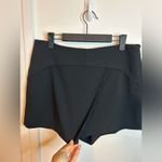 BCBGMAXAZRIA Codie Black Overlay Skort Photo 6