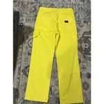 Obey  Carpenter Pants Women’s Size 27 Yellow 100% Cotton Straight Leg Workwear Photo 5