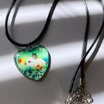 Handmade Kawaii retro fairy cottage style cute rabbit & butterfly necklace🐇🦋💕🌳 Photo 0