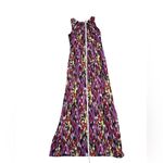 Wisp‎ Purple Sleeveless Maxi Dress Abstract Print Party Cocktail US 2 Photo 7