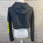 Flirtitude  ACTIVE Sweatshirt Cropped "Trouble" Gray-Large Photo 3