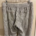 Old Navy Size Small Striped Linen Blend Pants with Pockets Photo 5