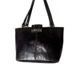 American West Brown Leather Tote Bag Photo 2