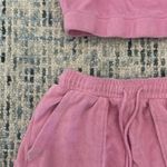 ZARA  2 piece terry cloth pink set Photo 1