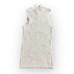 Madewell  Amel Sweater Tank Women's XS White Ribbed Sleeveless Funnel Neck NWT Photo 3