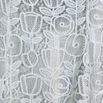 For Love & Lemons NWT  White Lace Floral Choker Neck Harriet Mini Dress Medium Photo 4