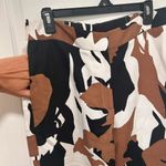 Chico's Chico’s Women’s Pants Abstract Black/White/Brown Size 0.5R Photo 2