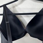 Soma Womens Enbliss Luxe Plunge Bralette XXL Black Stain Photo 4