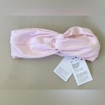 Lululemon  NWT Ribbed Nulu Twist Front Headband Strawberry Milkshake Photo 3