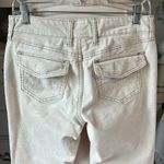 Gap  Cords Straight Leg Flare Womens 6 Corduroy Pants Beige Vanilla Low Rise Photo 5