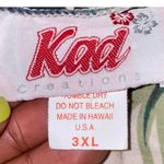 KAD Creations Vintage Hawaiian Black Tropical Hibiscus Floral Print Midi Dress Size undefined Photo 3