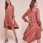 Anthropologie  / Holding Horses | Mariana Mini Shirt Dress Mauve, Sz 8 Photo 1
