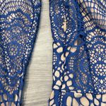 For Love & Lemons  BLUE LACE MINI DRESS SIZE SMALL Photo 2