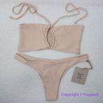 Stone Fox Swim NEW SET!  free people meadow bikini top Enki Bikini Bottom, size M Photo 4