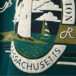 Vintage Hanes Cape Cod Graphic Crewneck Sweatshirt XL Blue Photo 2