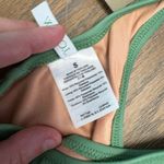 J.Crew  Green Heritage Scoopneck Bikini Top 90s Small Swimsuit Resortwear Beach Photo 7