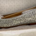 Badgley Mischka Womens Glitter Flats Photo 4