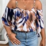 SheIn  Curve Cold Shoulder Top size‎ 3XL Photo 0